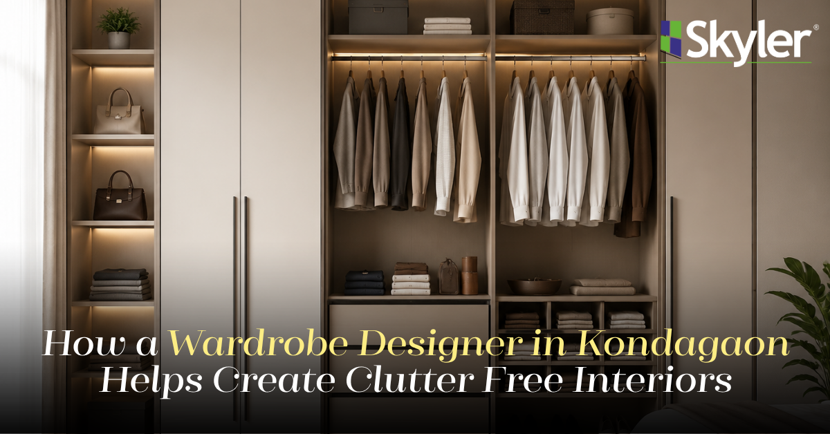 You are currently viewing How a Wardrobe Designer in Kondagaon Helps Create Clutter-Free Interiors