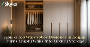 Read more about the article How a Top Wardrobes Designer in Raipur Turns Empty Walls Into Luxury Storage